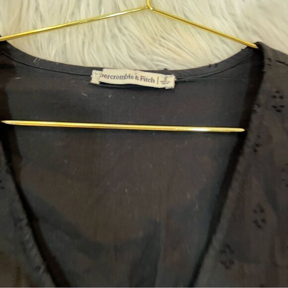 Abercrombie & Fitch embroidered lace trim boho blouse - Picture 5 of 6